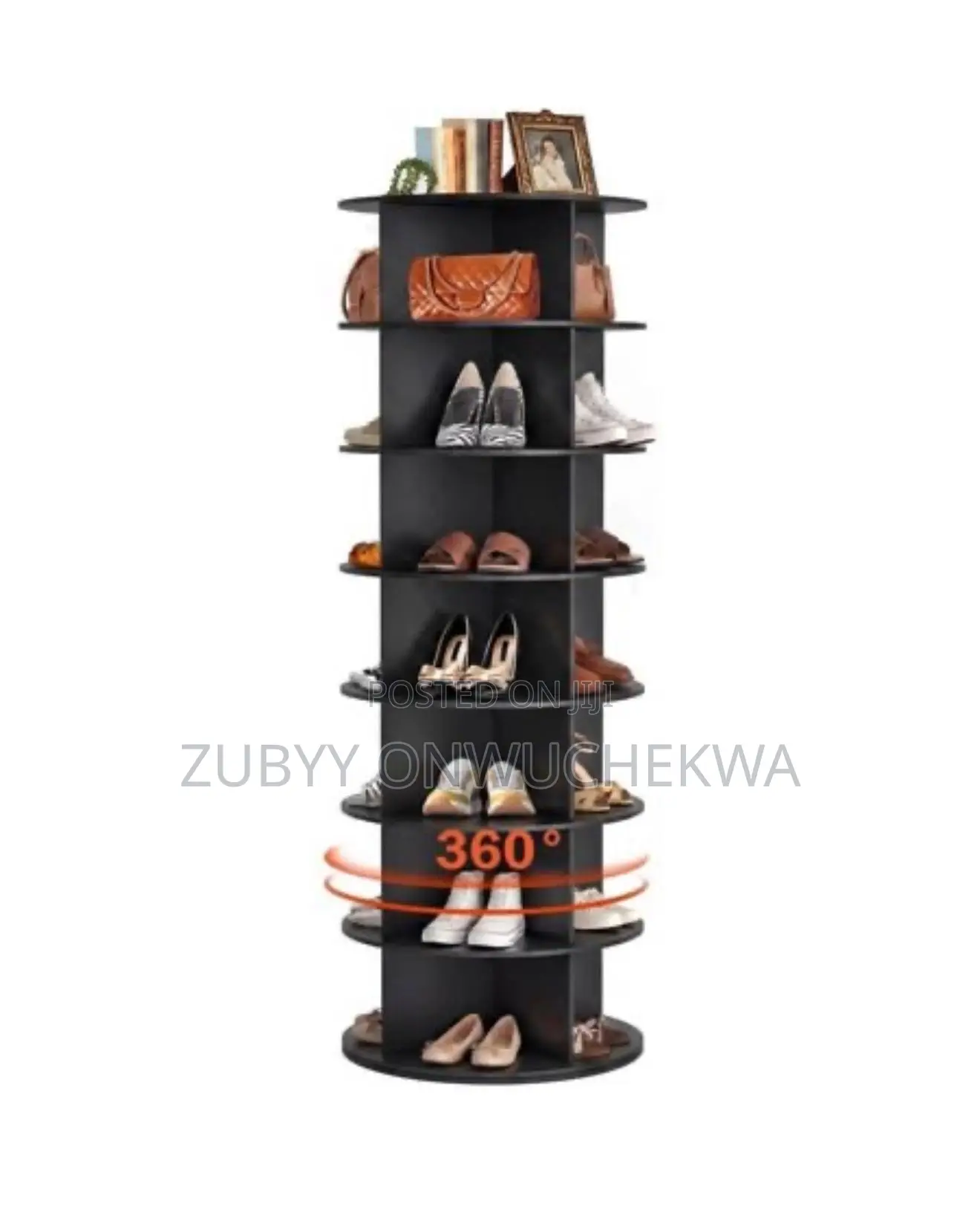 7 Layers Rotating Shoe Rack