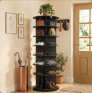 7 Layers Rotating Shoe Rack