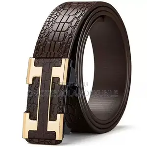 Original Leather Belt for Men - Automatic Buckle - Brown & Black