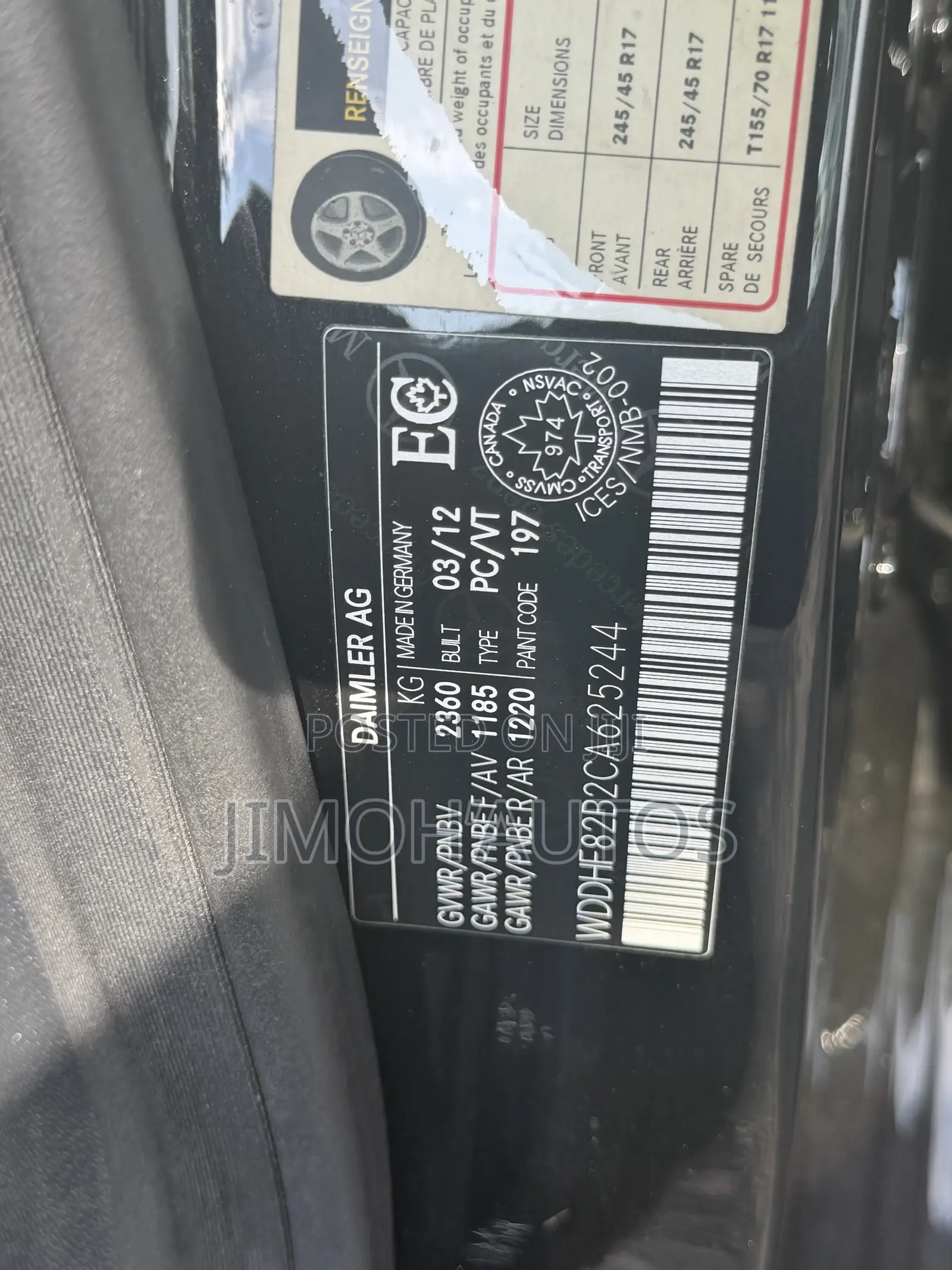 Mercedes-Benz E350 2012 Black