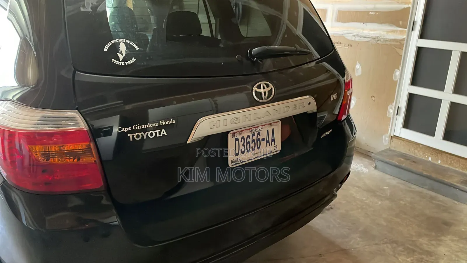 Toyota Highlander Limited 2008 Black