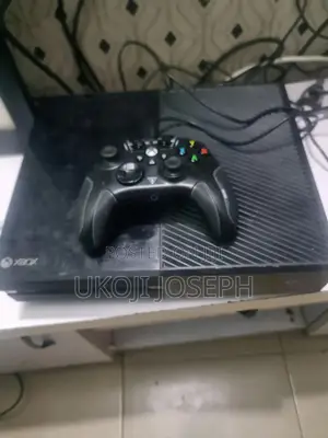 Box One Console With Games and One Wired Controller