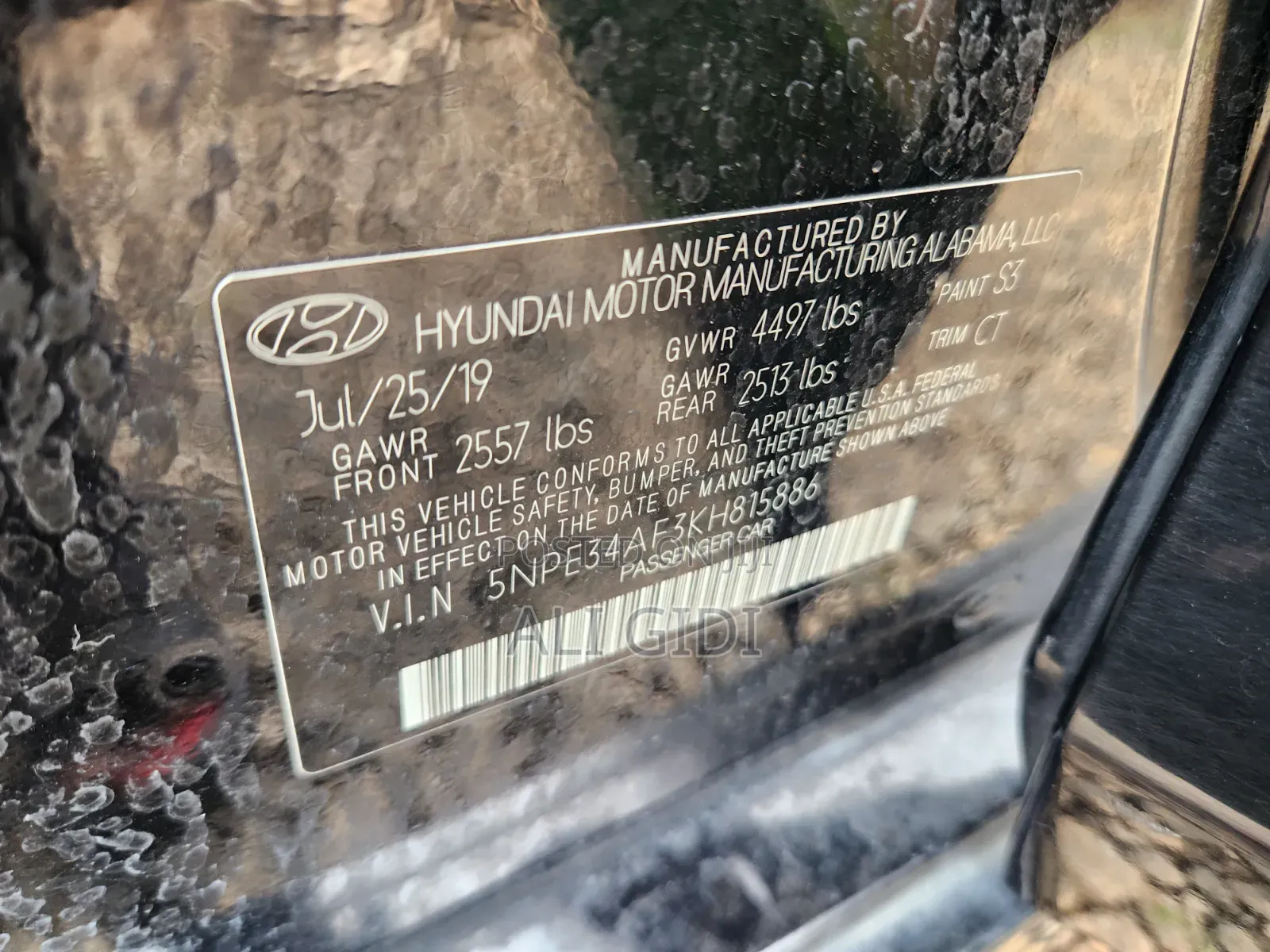 Hyundai Sonata Limited 2019 Black