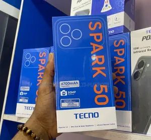 New Tecno Spark 50 128 GB Black