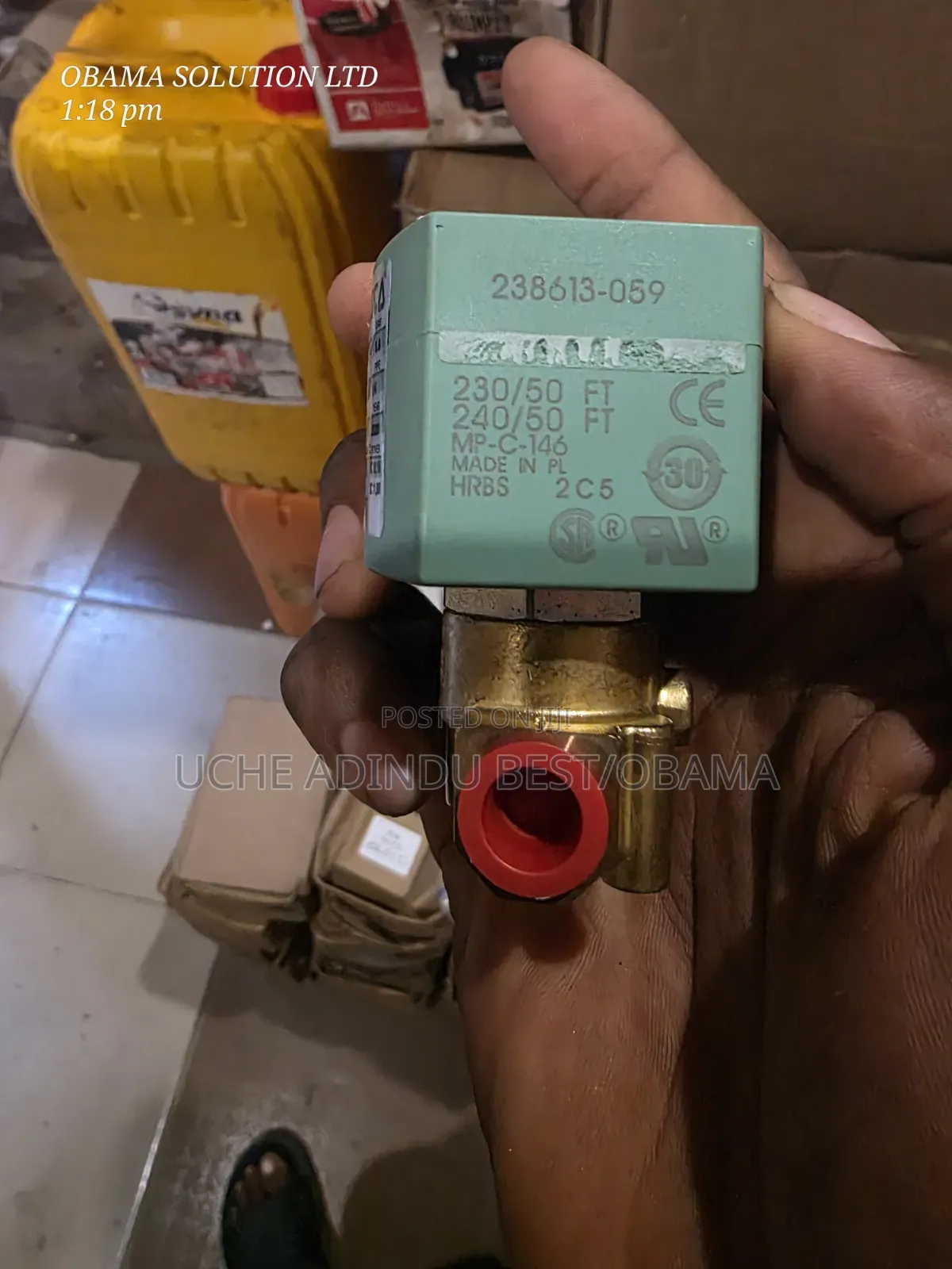 Asco Solenoid Valve 2way 1/4