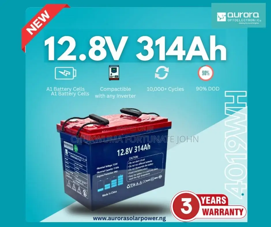 Sunlux 4kwh(12 Volts) Battery