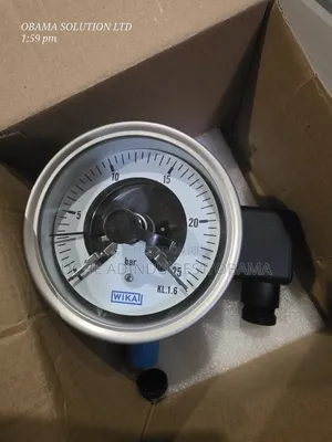 Wika Original Pressure Gauge With Electric Contact 0-25bar 1/2" Thread