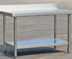 Four Feet (4ft) Working Table With Back (3ft, 5ft & 6ft Available)