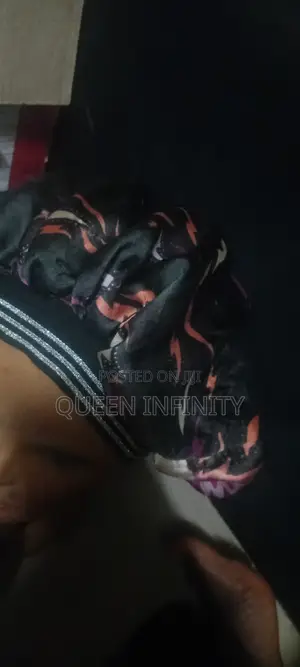 Black and Sliver Hair Bonnet