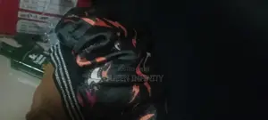 Black and Sliver Hair Bonnet