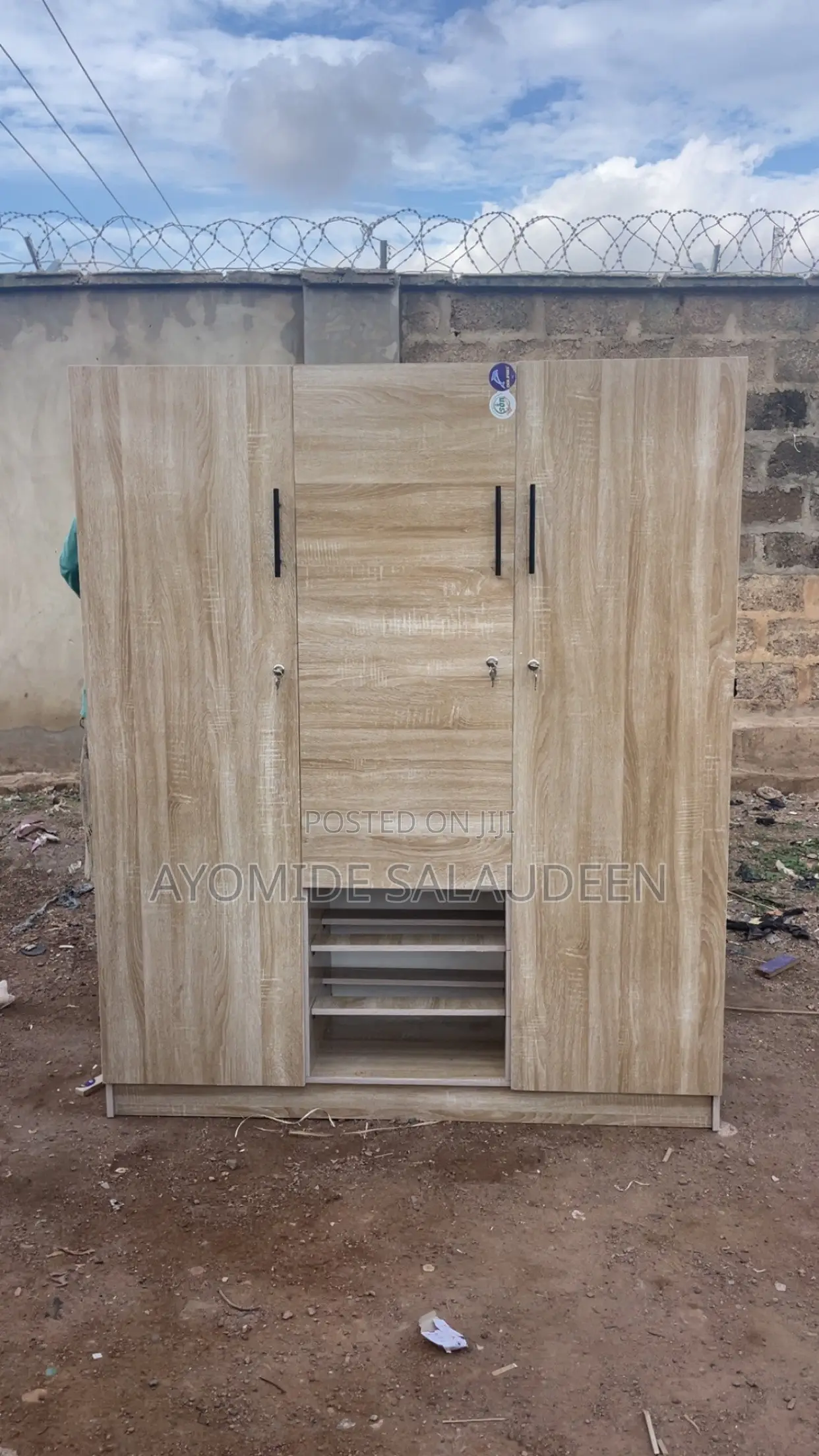 3 Door Wardrobe Big Size 5ft by 6ft