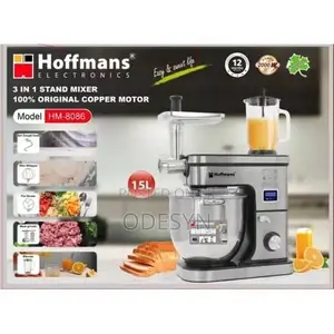 Hoffmans 15L High Quality Industrial Stand Mixer, Blender, Grinder*