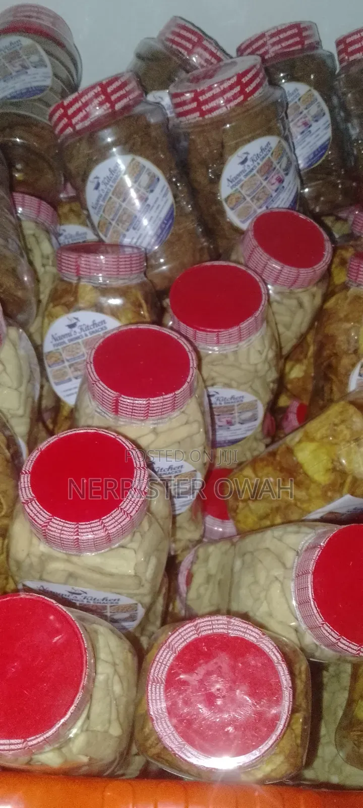 Plantain Chips and Milky Chin Chin.
