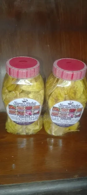 Plantain Chips and Milky Chin Chin.
