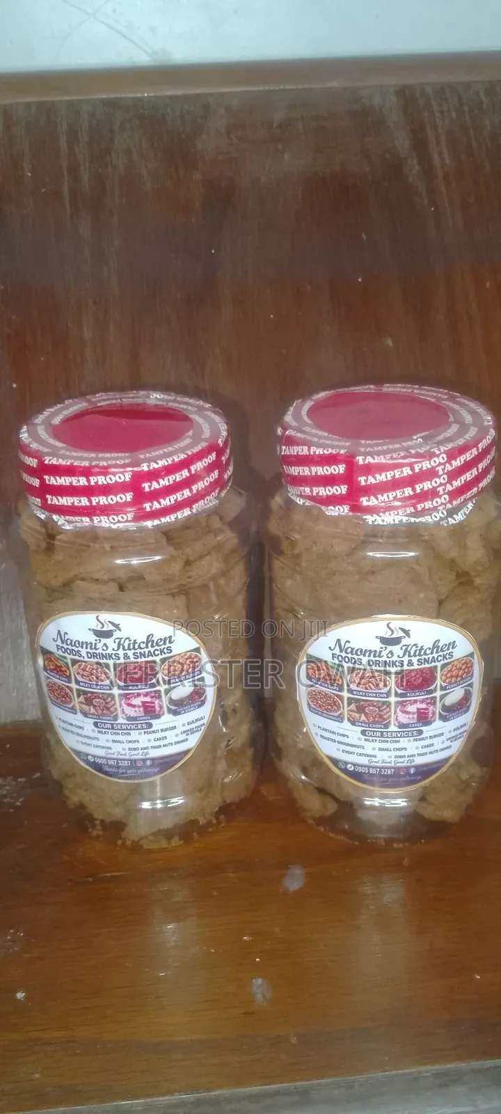 Plantain Chips and Milky Chin Chin.