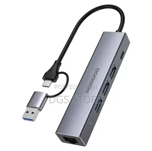 Porodo 5in1 Multi Port Hub