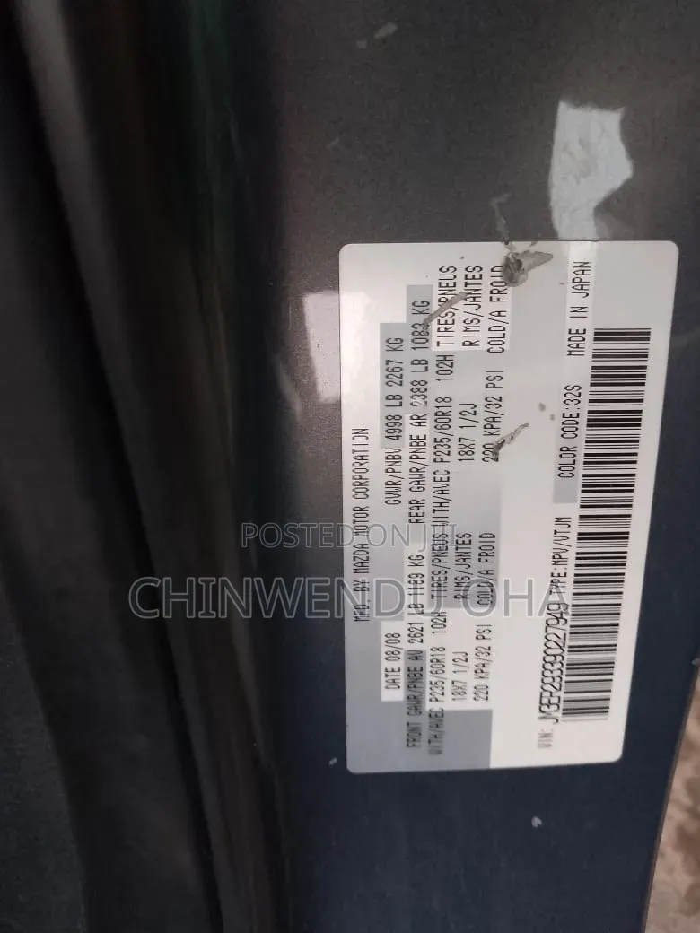Mazda CX-7 2009 Gray