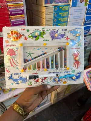 Children 3-in-1 Magnetic Wooden Puzzle Board