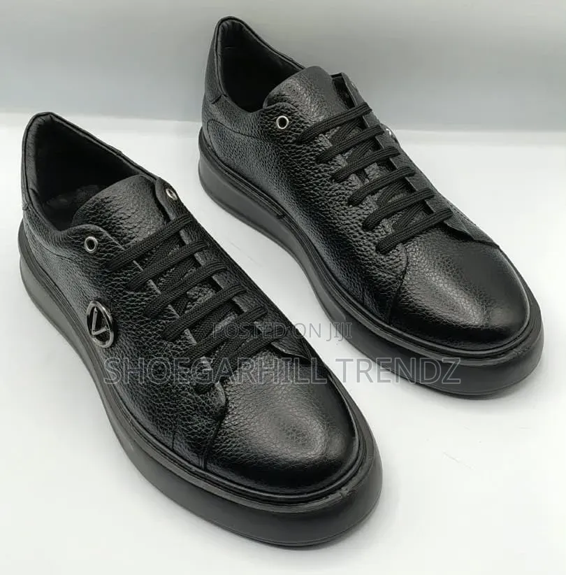 Valentino Men's Leather Sneakers | Italian Luxury Elegance