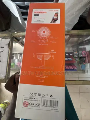 Lontor 6inch Rechargeable Mini Fan