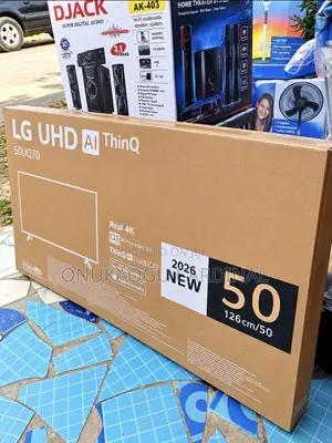50 Inches LG Frameless Smart Android TV With Full Uhd Picture