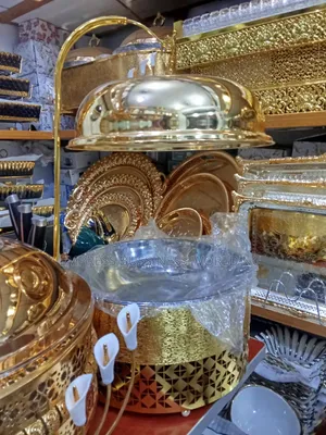 Elegant Golden Chaffing Dish