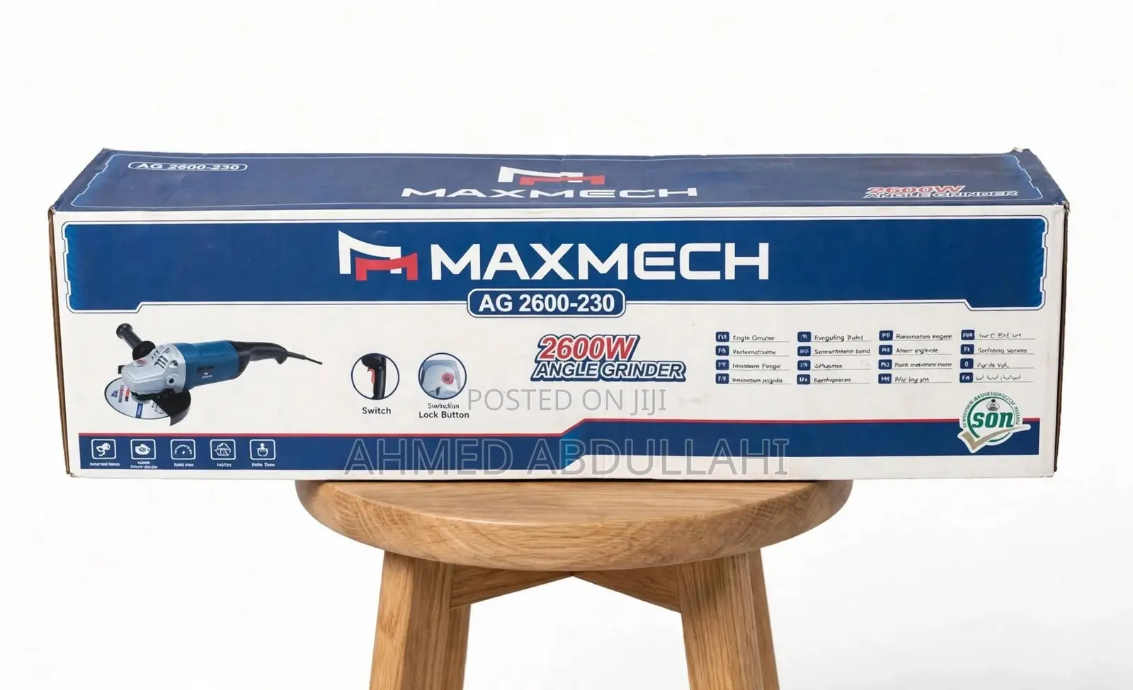 MAXMECH AG 2600-230 Angle Grinder 9”