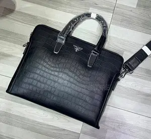 Prada Pure Leather Laptop/ Official Bag 