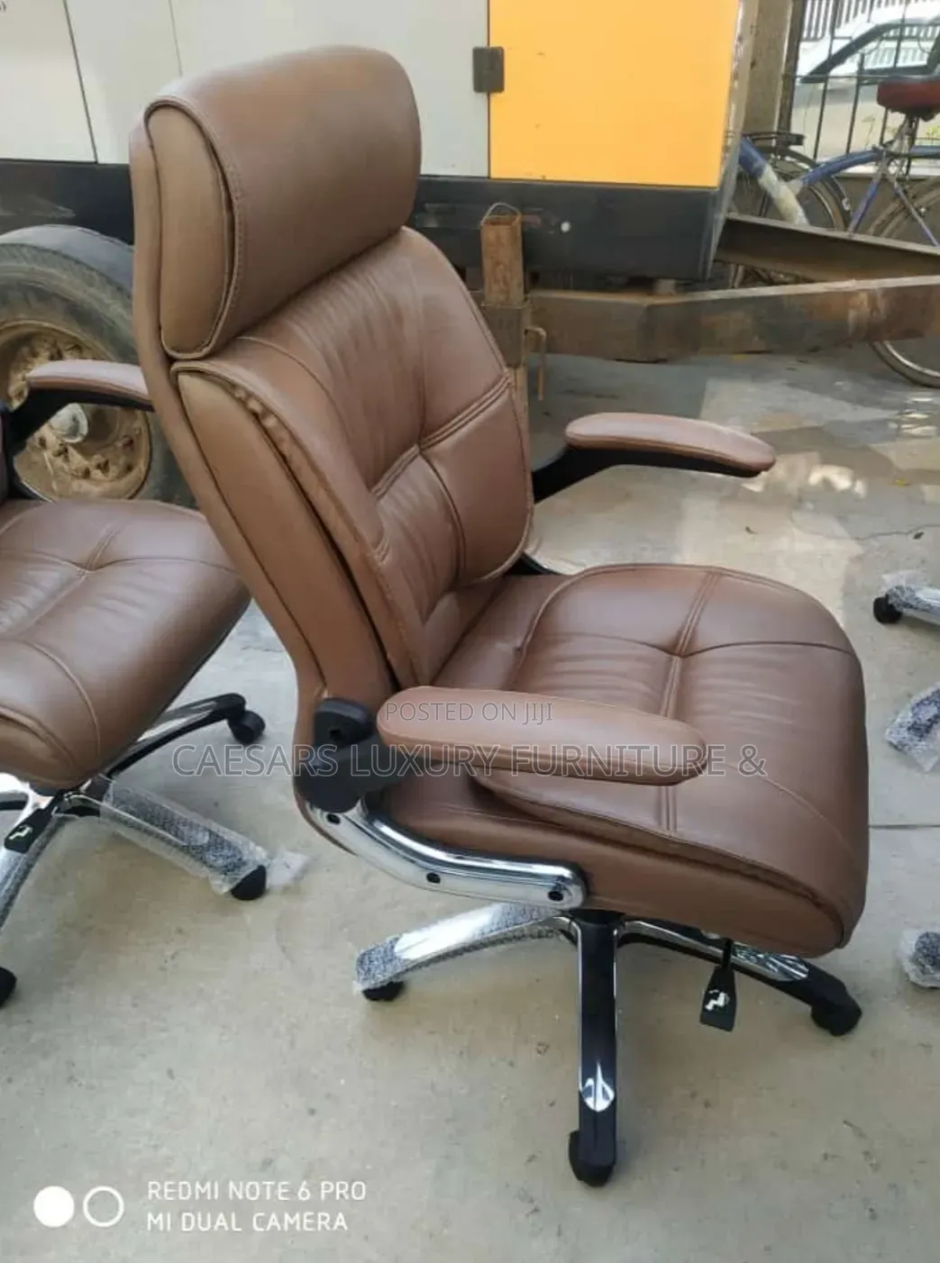 Executive High-Back Office Boss Chair –Beige