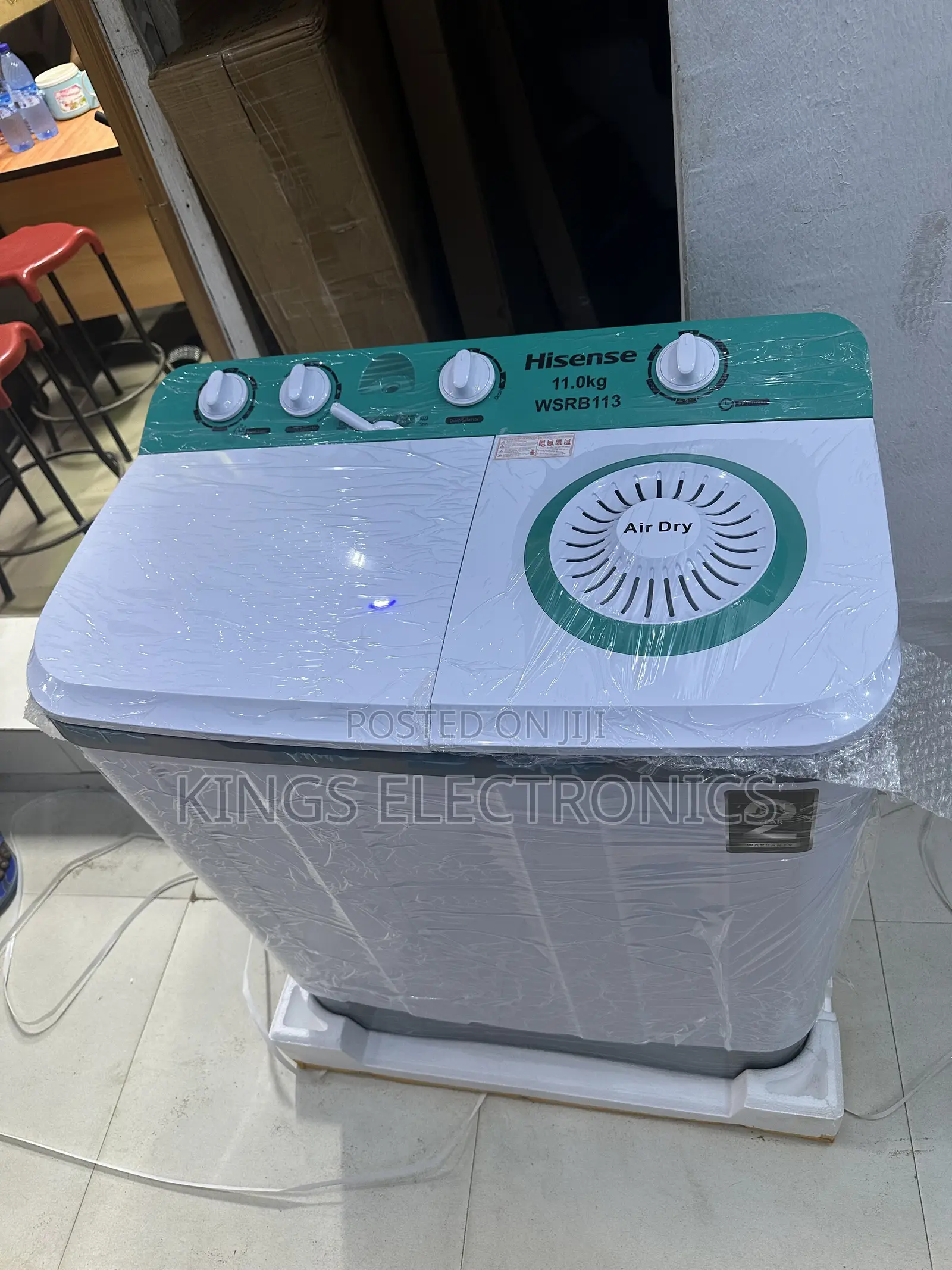 Hisense 11kg Top Loader Washing and Spinning