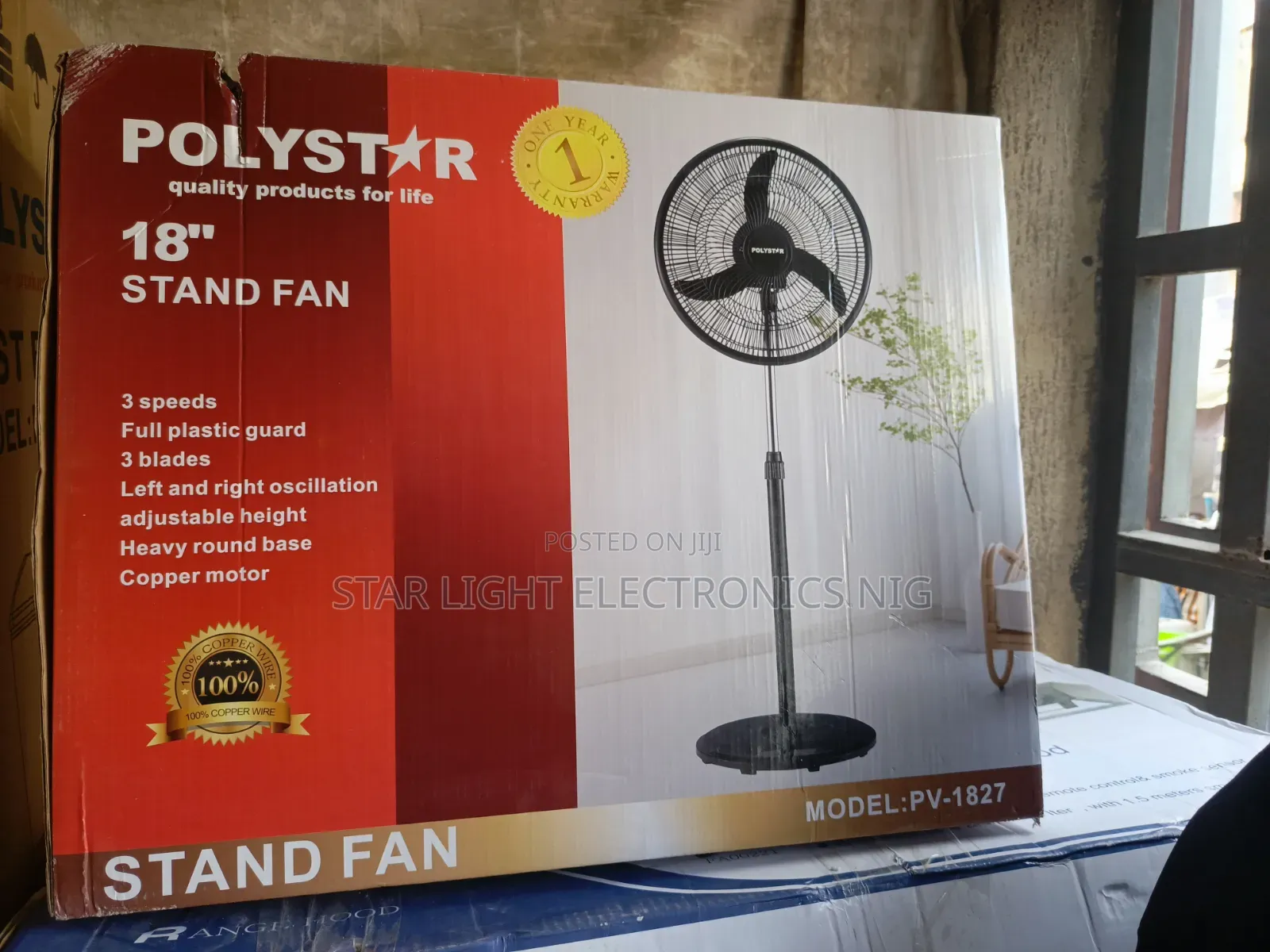 18 Inches Stand Fan Polystar