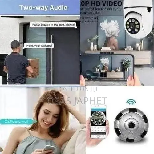 4X ZOOM PTZ 3MP WiFi Mini IP Camera Wireless Auto Tracking Pan Tilt