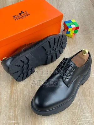 Men's Leather Black Derby Shoe 