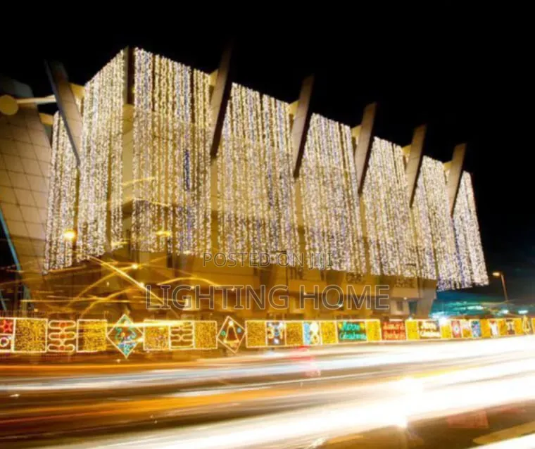 Led Christmas Light One Storey Building