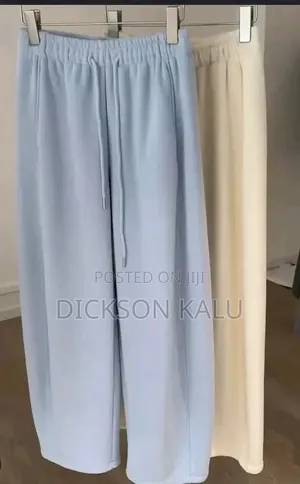 Unisex Wide Leg Palazzo Joggers - All Colors S to 3XL