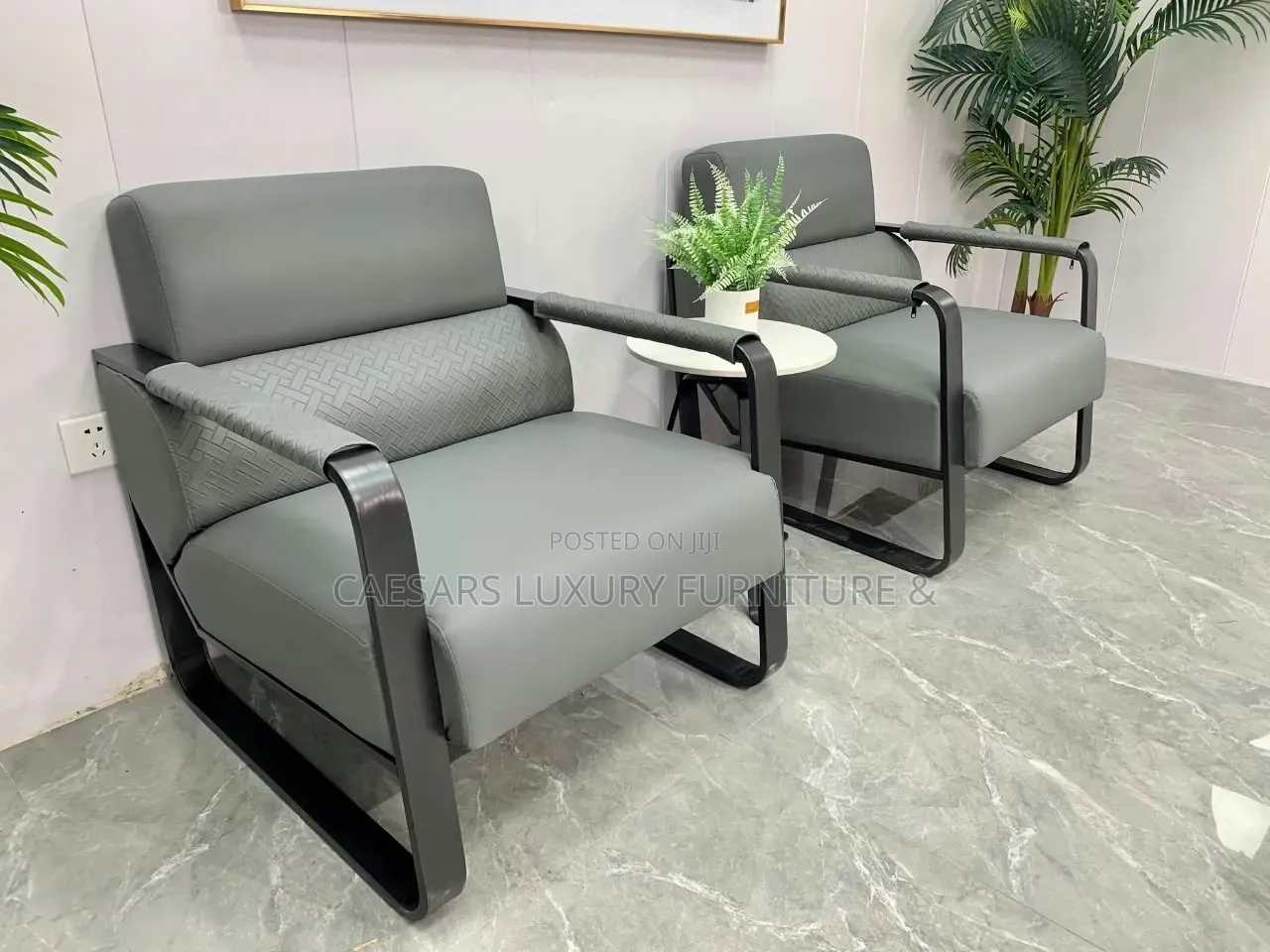 Single Seater Office Reception Sofa Set