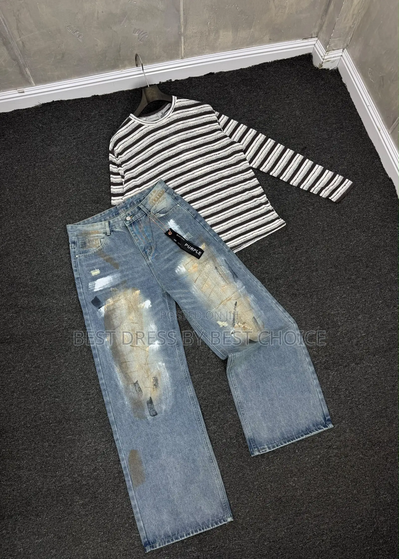 Premium Luxury Long Sleeve and Jeans Combo