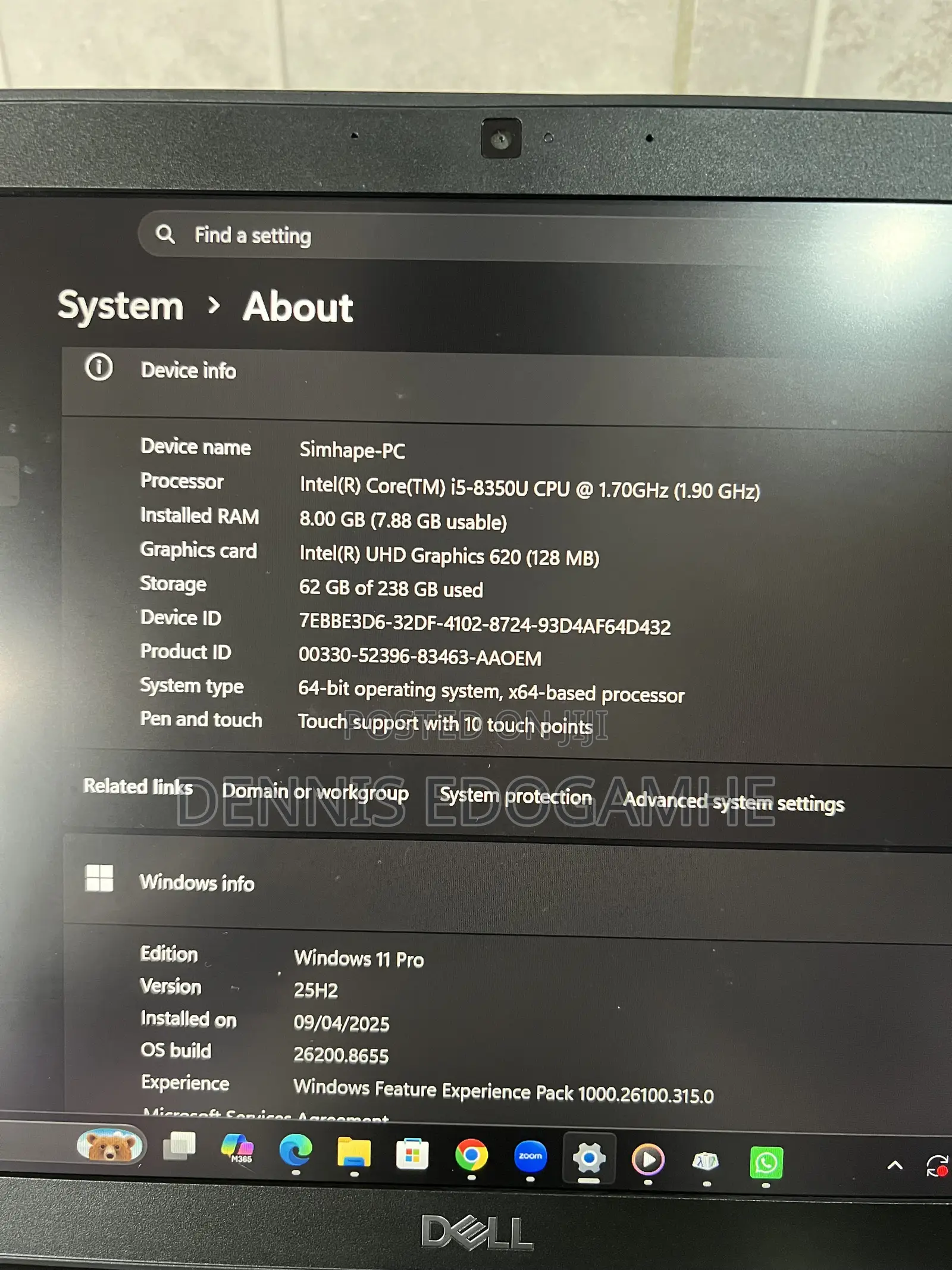 Laptop Dell Latitude 7490 8GB Intel Core i5 SSD 256GB