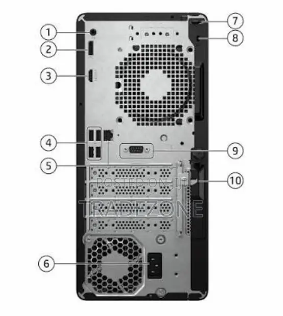 New Desktop Computer HP 8GB Intel Core i3 SSD 512GB