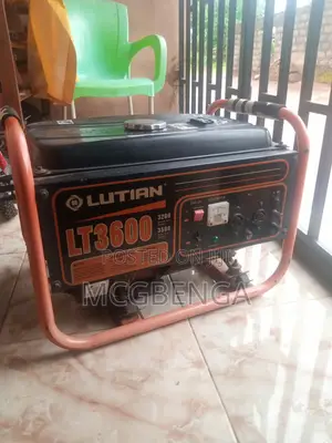 Lutian 3600 3.5kva Generator Price: 190k Copper Coil