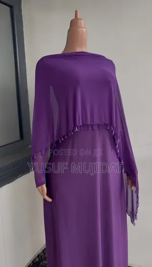 Purple Beaded Gown