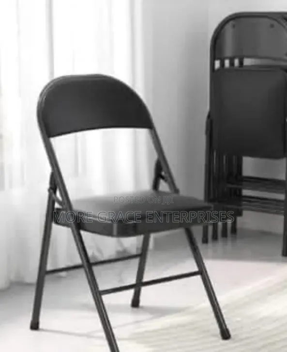Foldable Leather Chair for Church and Hallway