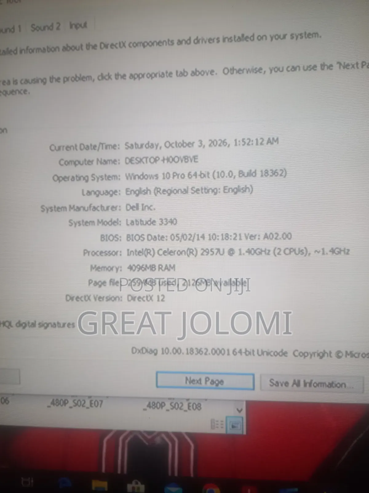 Laptop Dell Latitude 3340 4GB Intel Celeron HDD 500GB