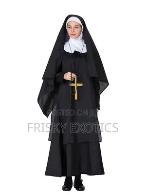 Complete Nun Halloween Costume Set