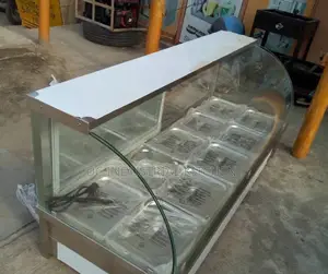 Five (5) Plates Bain Marie Curved Glass (Food Warmer)