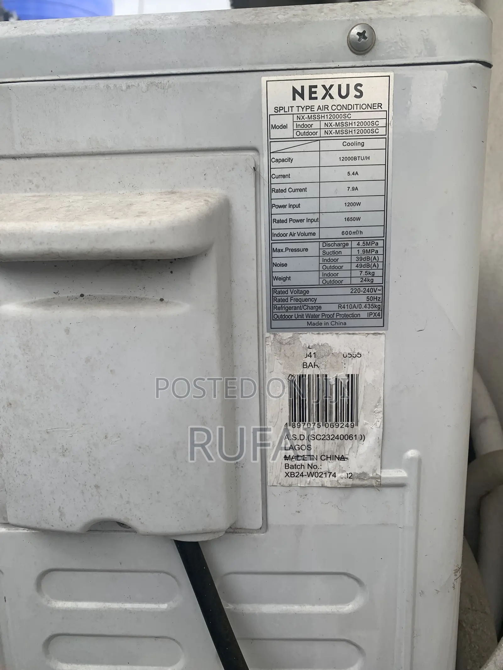 Air Conditioner 1.5 HP