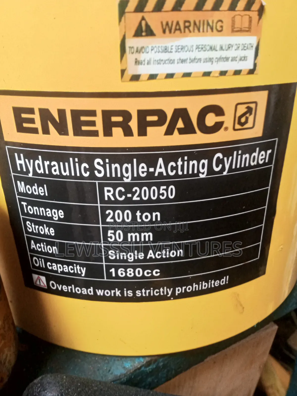 ENERPAC 200 Tons Seal Jack