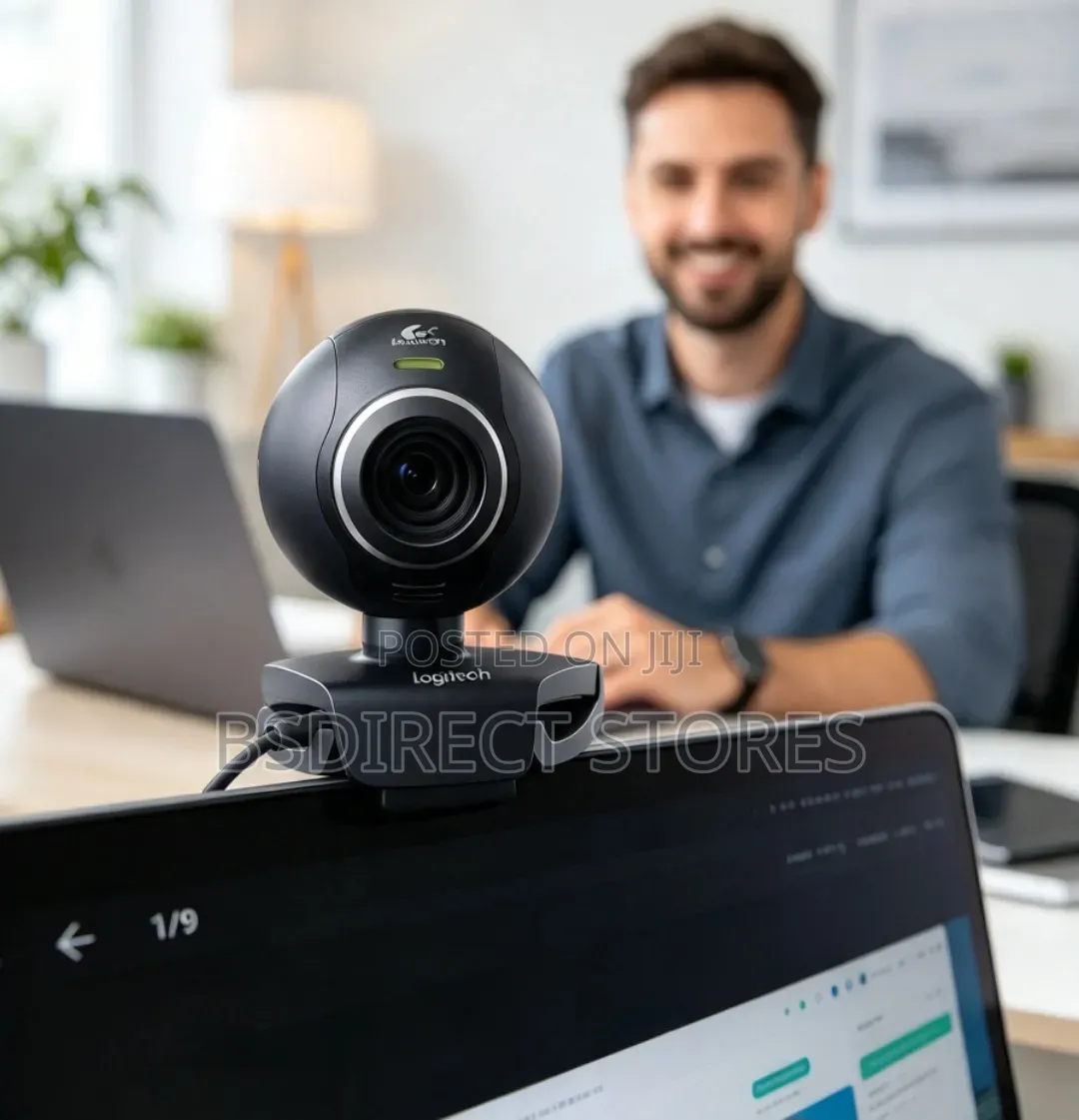 Logitech Webcam C300-1.3mp Video Calling Built-in Microphone