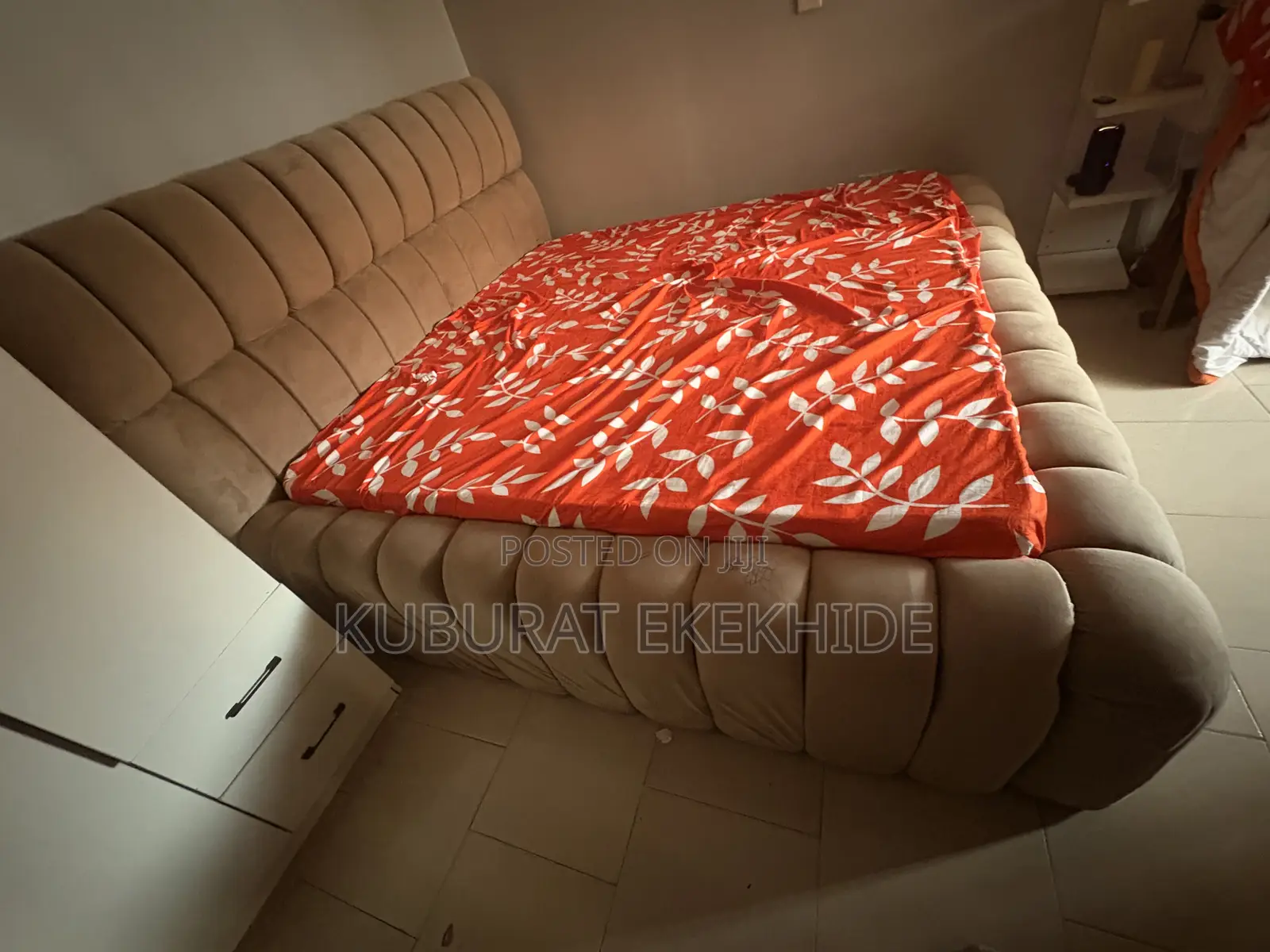 Few Months Used 6 by 6 Bed Frame