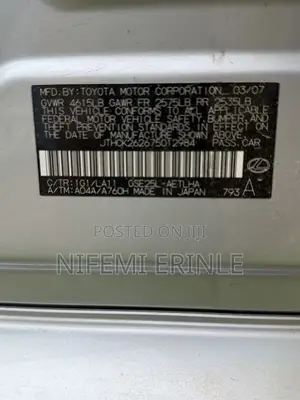 Lexus IS 250 AWD 2007 Silver